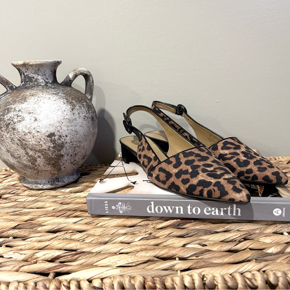Franco Sarto Vickie2 Leopard Print Slingback